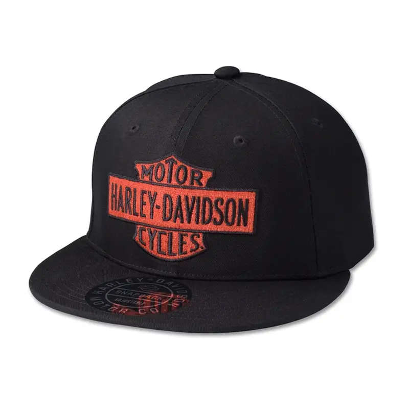 Bar &amp; Shield Snapback Cap Black