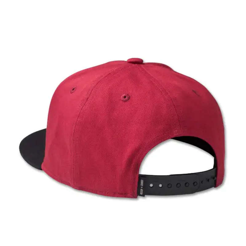 Bar &amp; Shield Snapback Cap Red