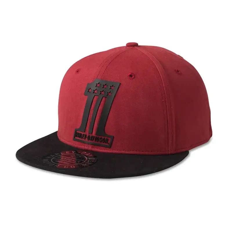#1 Logo Adjustable Cap Red