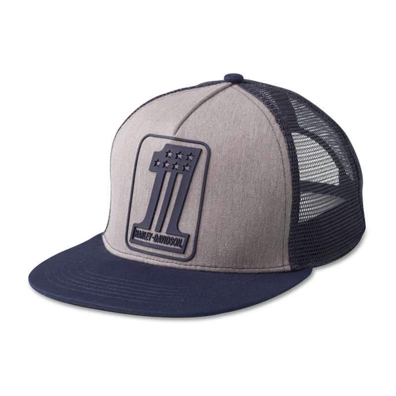 1 Logo Snapback Cap - Heather Grey