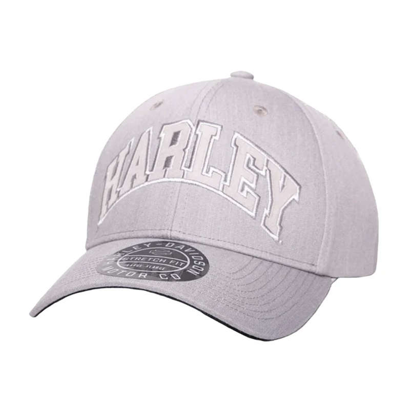 Staple Stretch Fit Cap - Heather Grey - M