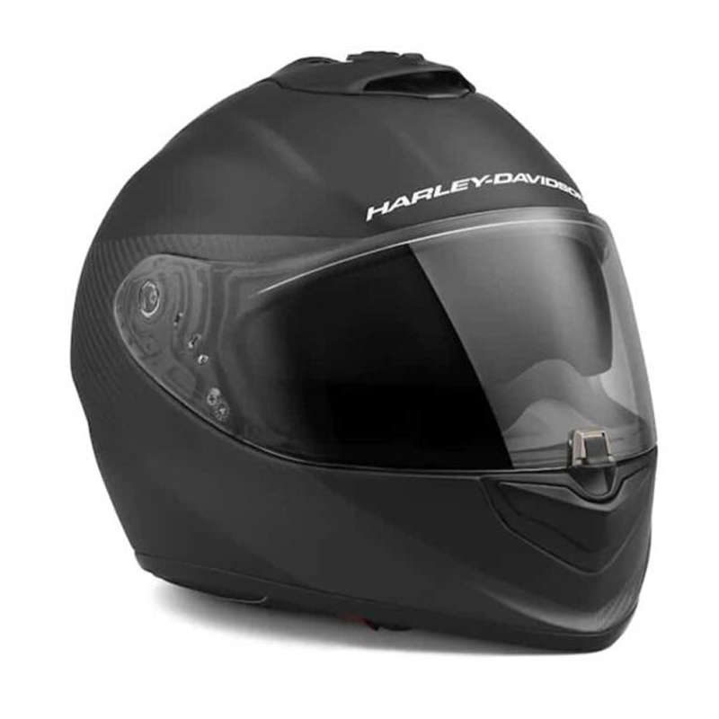 Men's H-D Brawler Carbon Fiber X09 Full Face with Sun Shield Helmet - L