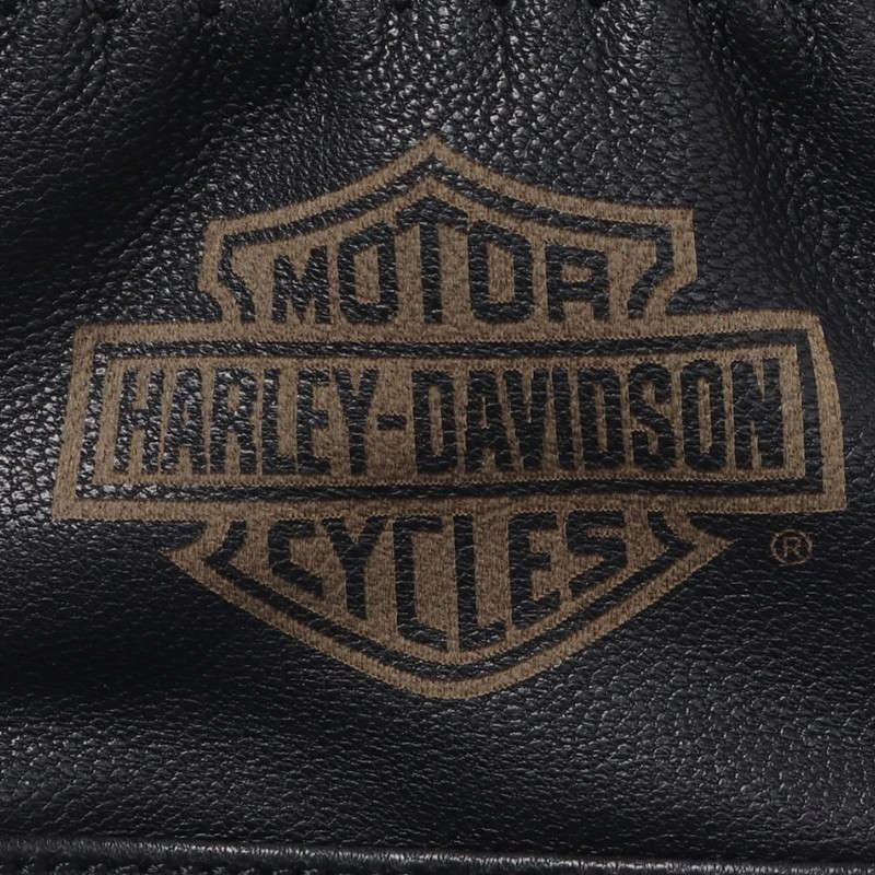 Men's Helm Leather Work Gloves Black - L