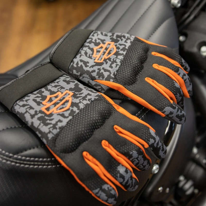 Men's Dyna Knit Mesh Gloves Camo Asphalt - XL