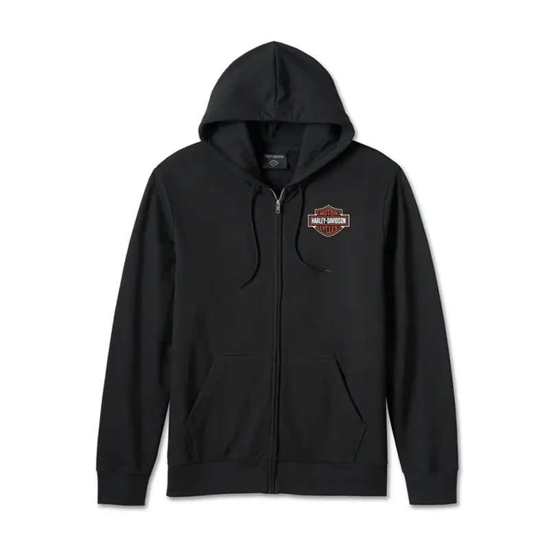 Men's Bar &amp; Shield Zip-Up Hoodie - 4XL