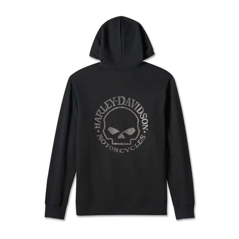Men's Willie G Skull Zip-Up Hoodie - XL