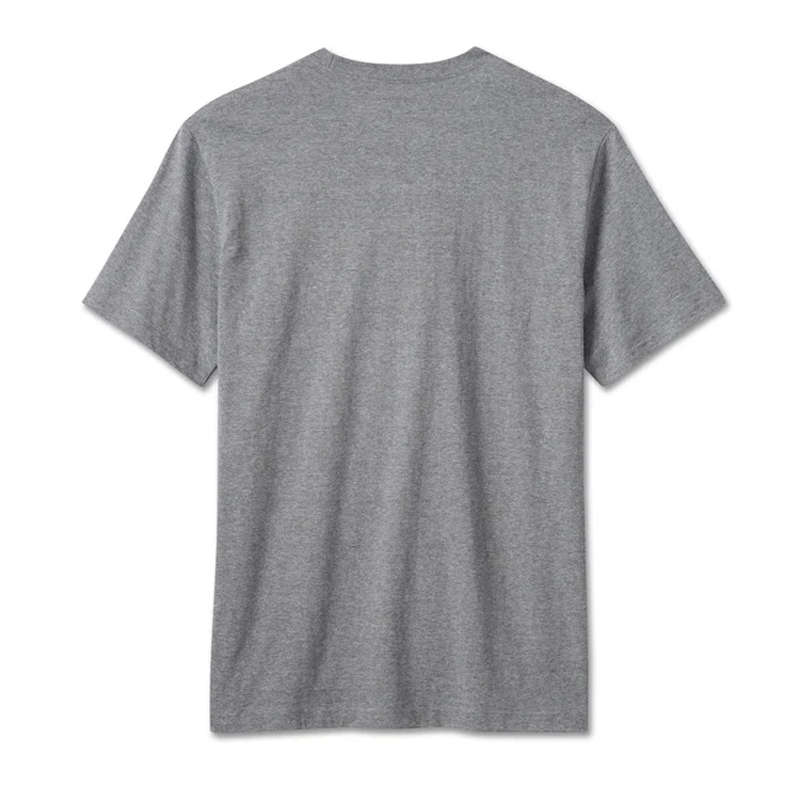 Men's Willie G Skull Tee - Medium Heather Grey - S