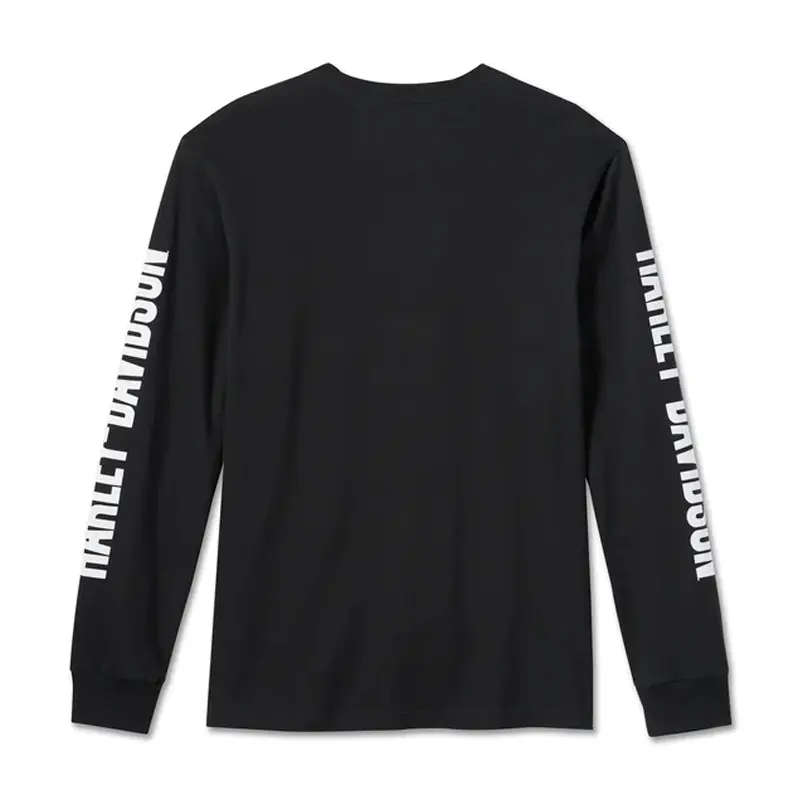 Men's Bar &amp; Shield Long Sleeve Tee - Black - S