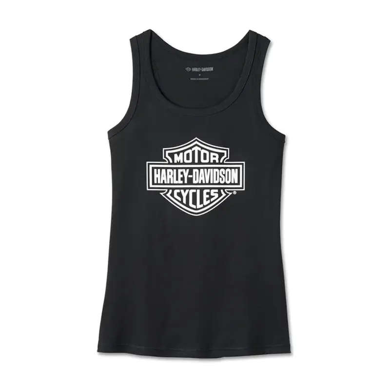 Women's Bar &amp; Shield Tank - Black Beauty - L