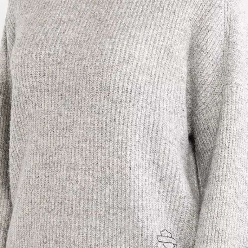 Womens Craftsmanship Sweater - Light Grey Marl - XL