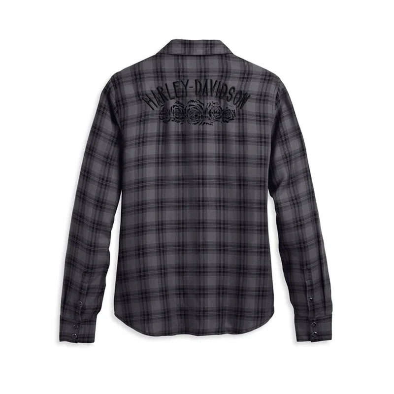 Women's Classic Enchanted Shirt - YD Plaid - Blackened Pearl - 1W
