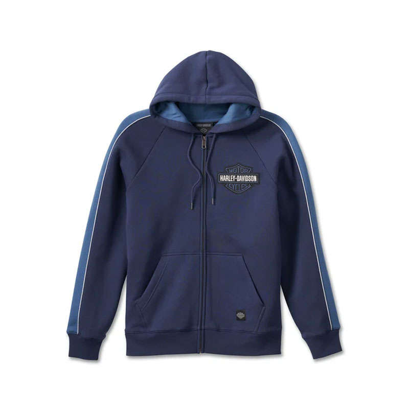 Men's Club Crew Zip-Up Hoodie - Peacoat - XL