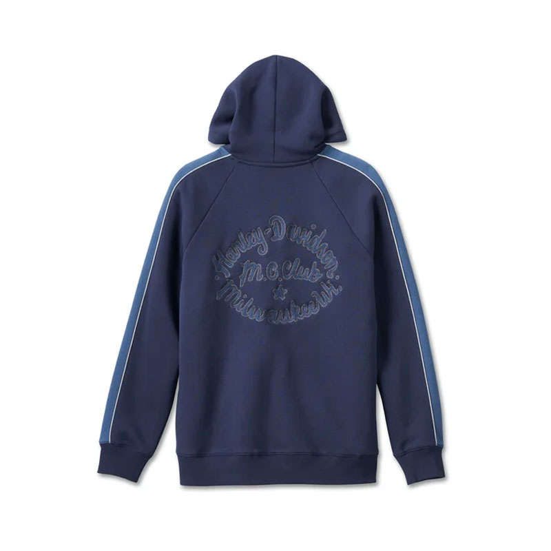 Men's Club Crew Zip-Up Hoodie - Peacoat - XL