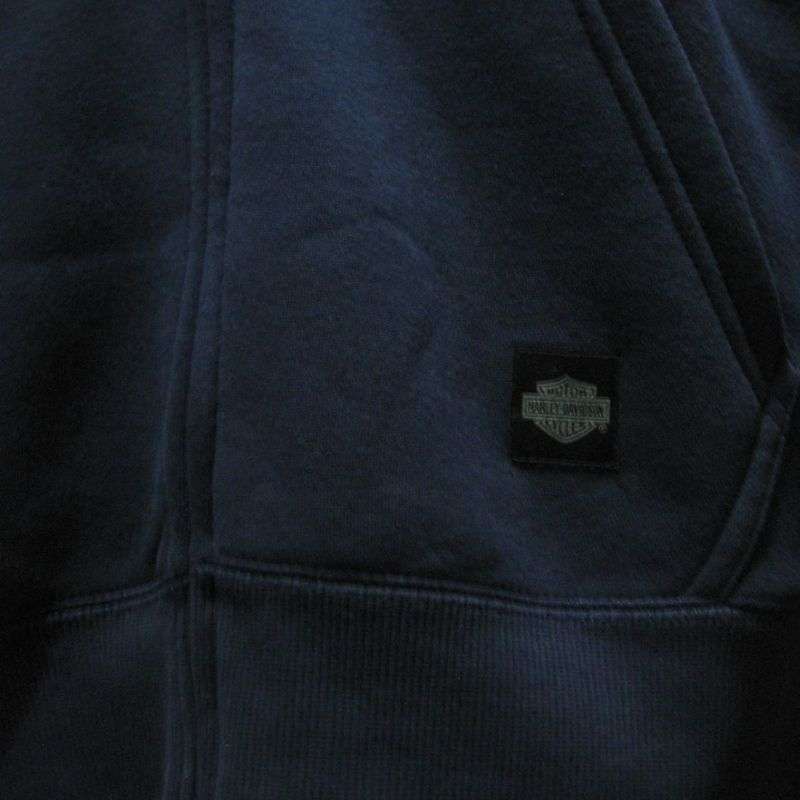 Men's Club Crew Zip-Up Hoodie - Peacoat - XL