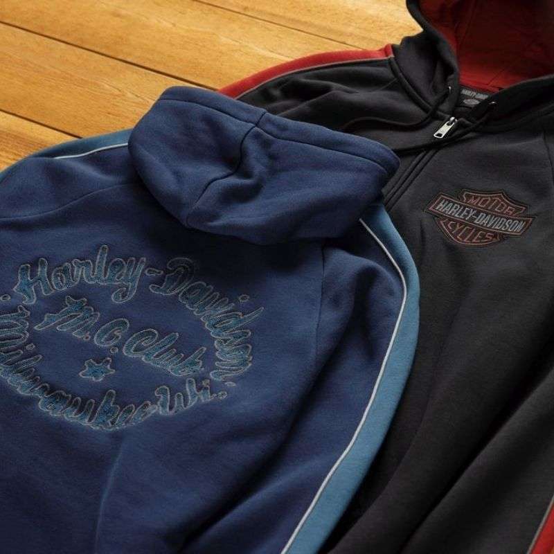 Men's Club Crew Zip-Up Hoodie - Peacoat - XL