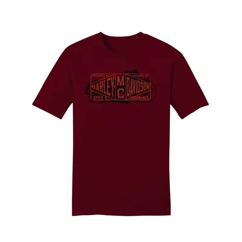 Men's Road Warrior Tee Merlot - XL