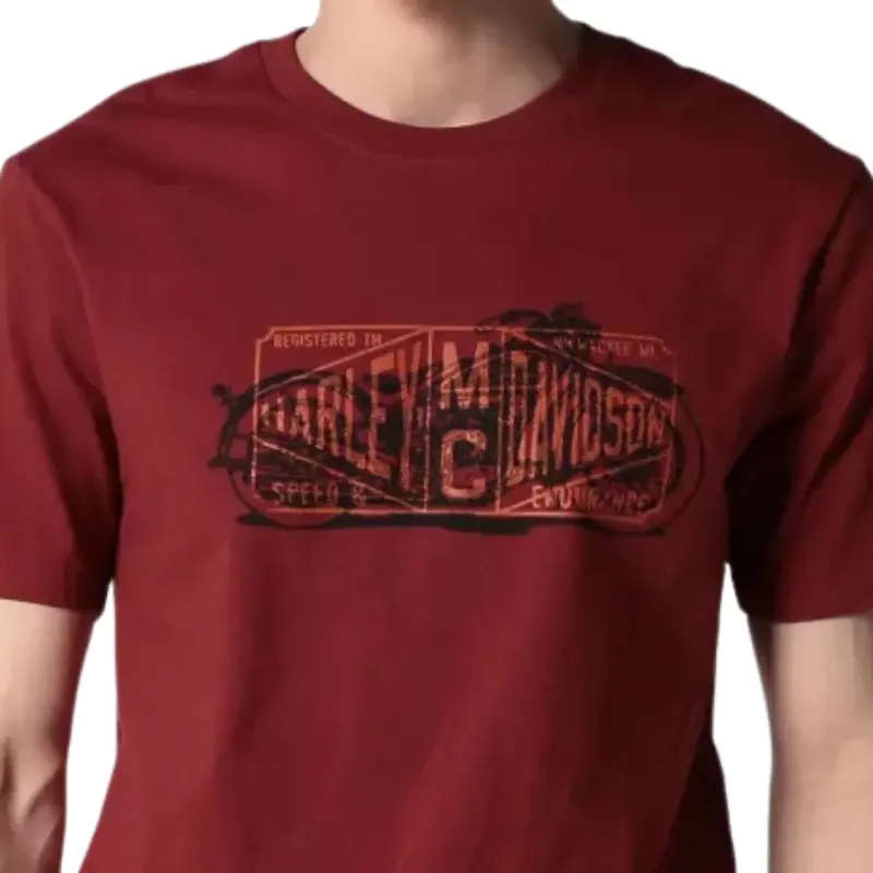 Men's Road Warrior Tee Merlot - XL