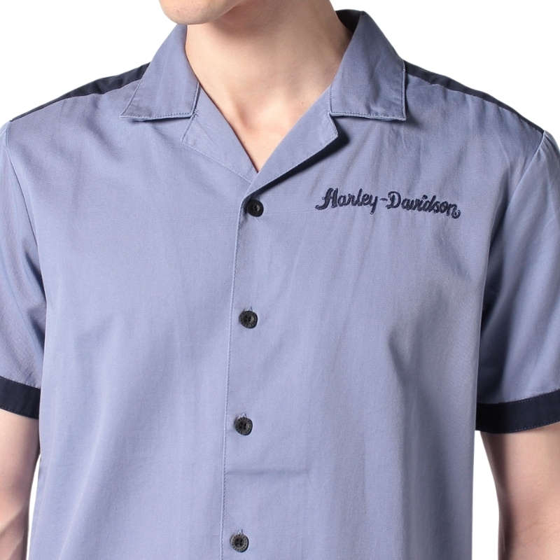 Men's Club Crew Shirt - Colony Blue - 4XL