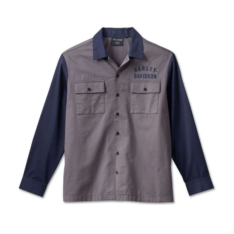 Men's Racing Colorblock Shirt - Blackened Pearl - L