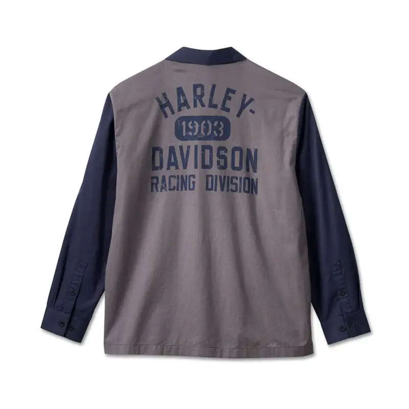 Men's Racing Colorblock Shirt - Blackened Pearl - L