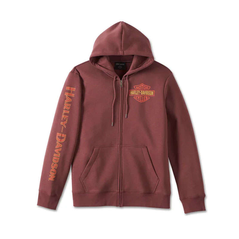Men's Classic Eagle Zip-Up Hoodie - S
