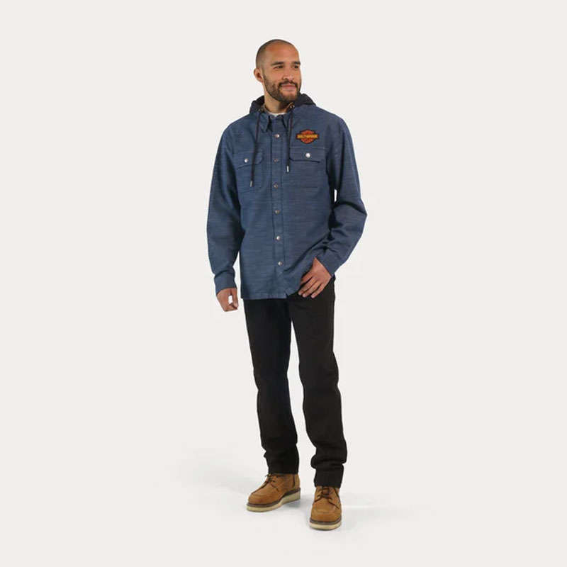Men's Whiplash Hooded Shirt - L