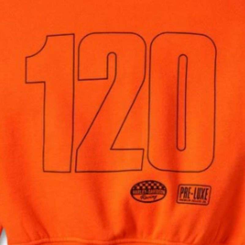 Women's 120th Anniversary Zip Front Hoodie Orange - L