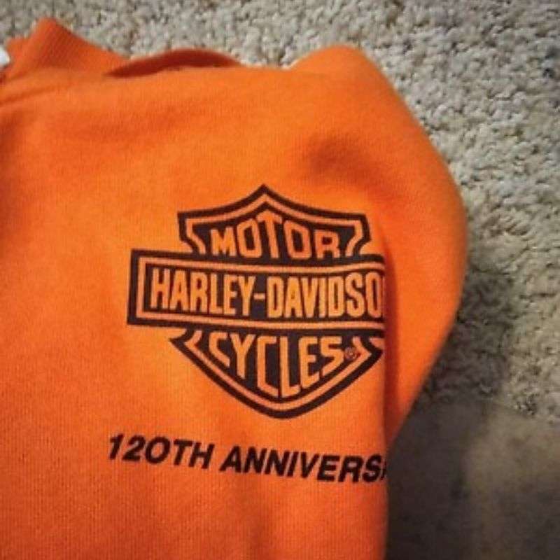 Women's 120th Anniversary Zip Front Hoodie Orange - L