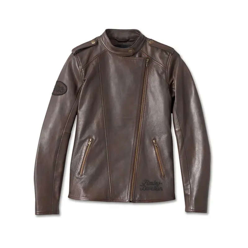 Women's Vintage Spirit Leather Jacket - 1W