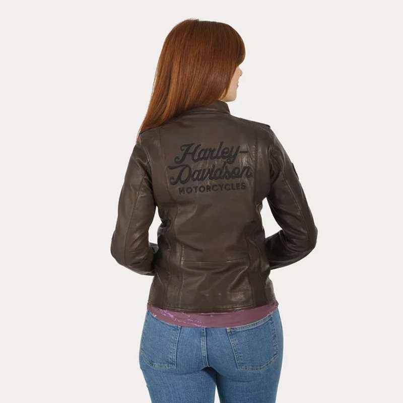 Women's Vintage Spirit Leather Jacket - 1W