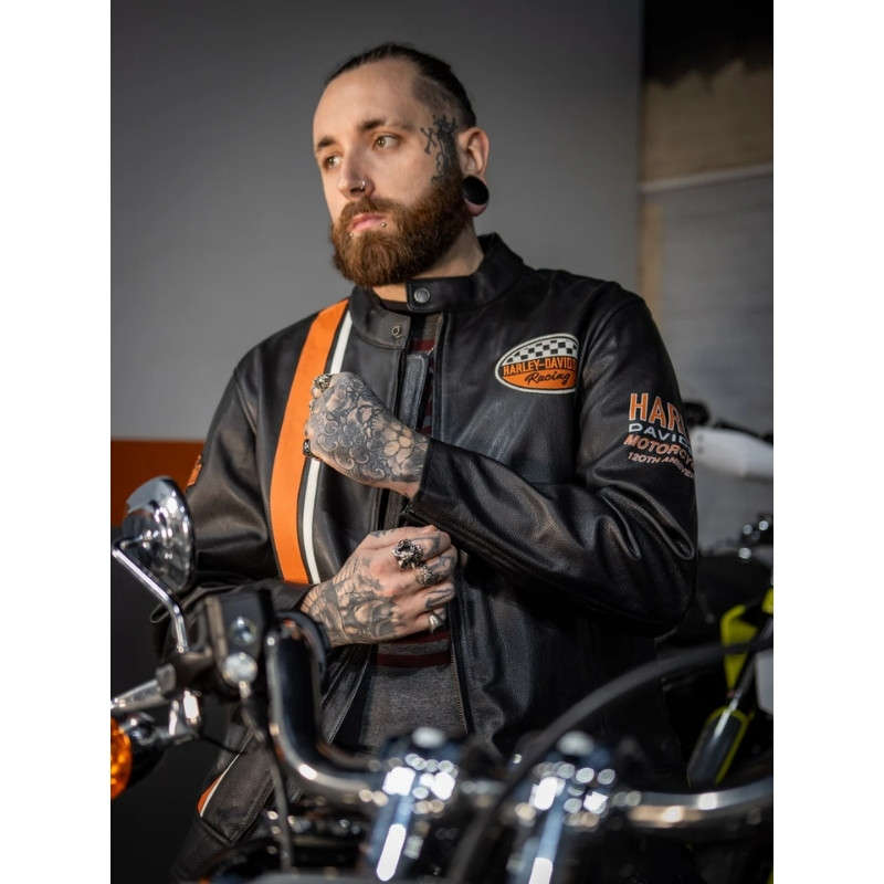 Men's 120th Anniversary Leather Jacket - XL