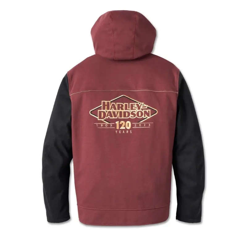 Men's 120th Anniversary Deflector Riding Fleece - Rum Raisin &amp; Black - 2XL
