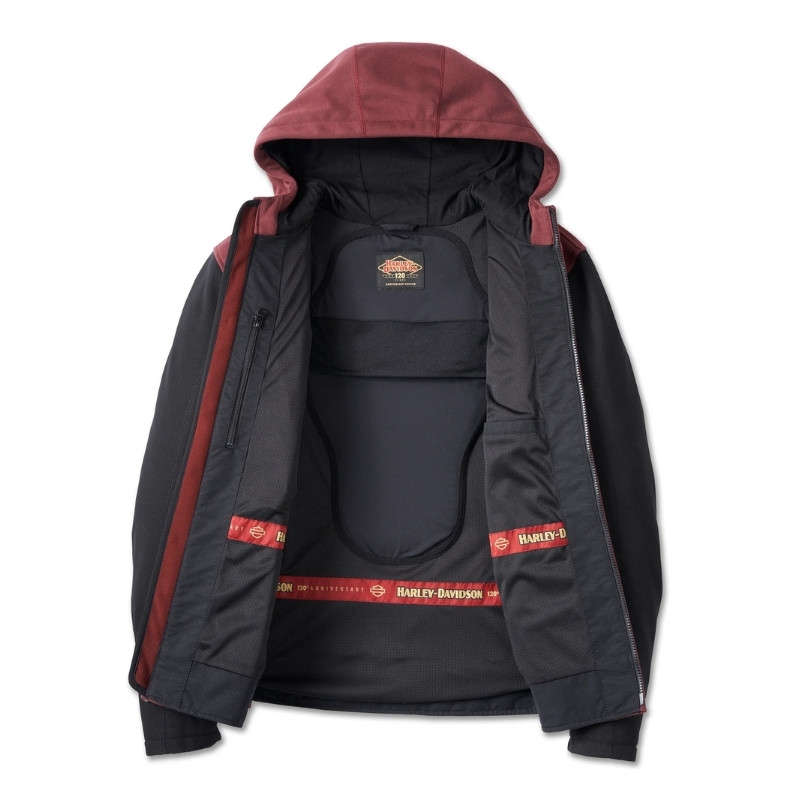 Men's 120th Anniversary Deflector Riding Fleece - Rum Raisin &amp; Black - 2XL
