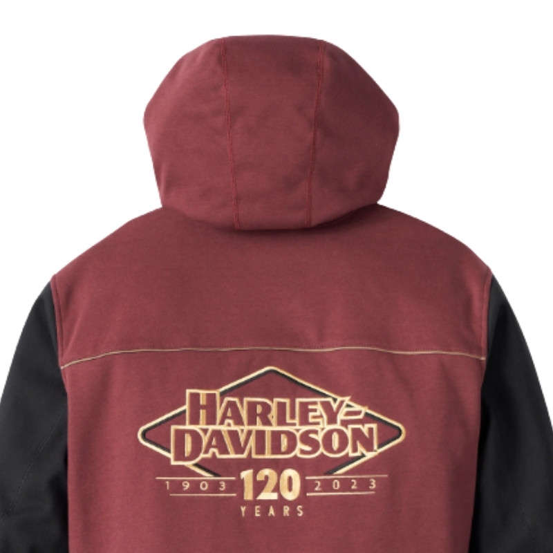 Men's 120th Anniversary Deflector Riding Fleece - Rum Raisin &amp; Black - 2XL