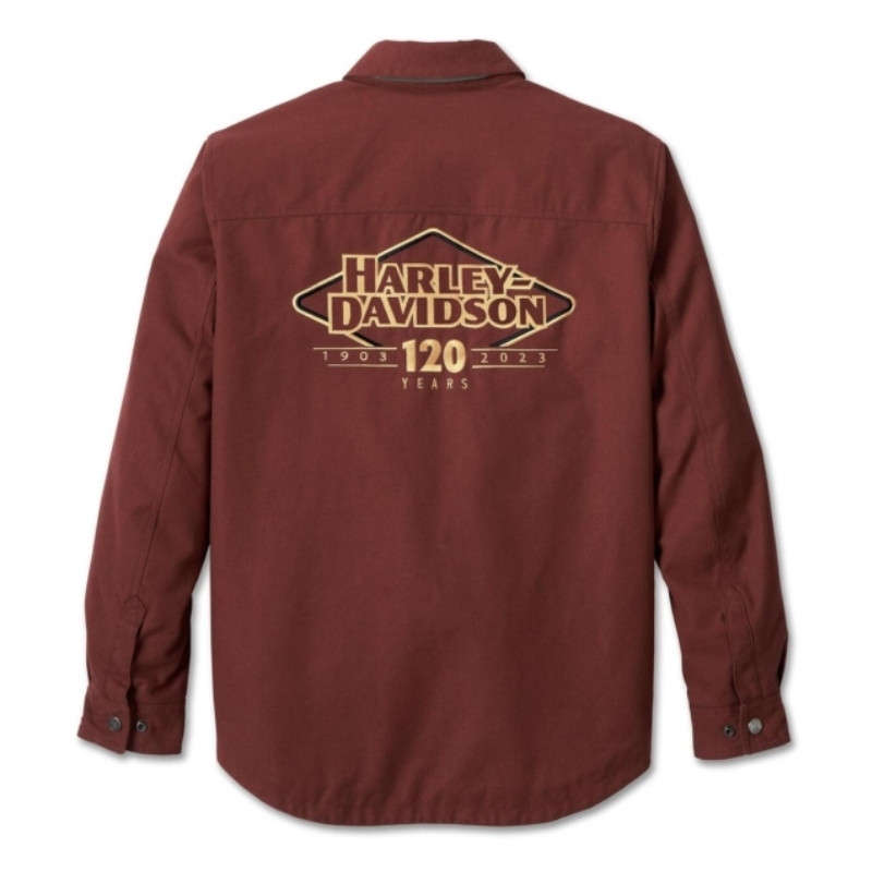 Men's 120th Anniversary Operative Riding Shirt Jacket - Rum Raisin - L