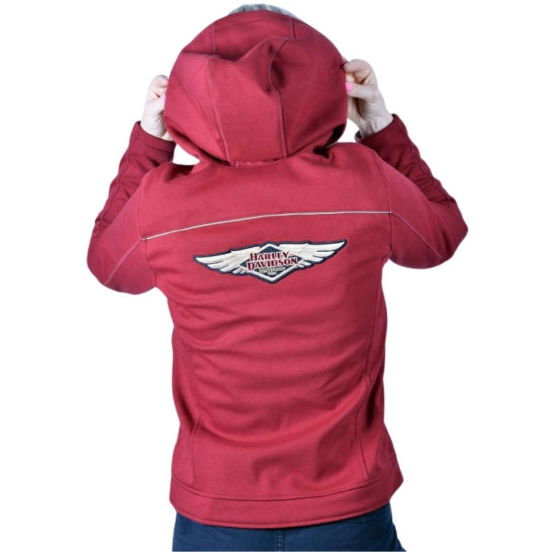 Women's 120th Anniversary Deflector Riding Fleece Merlot - S