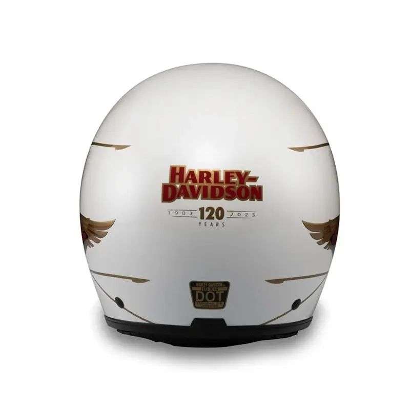 120th Anniversary Diamond H-D X14 SUN SHIELD 3/4 HELMET - S