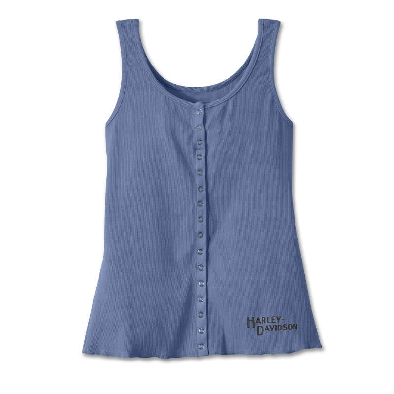 Women's Hometown Bar &amp; Shield Fashion Tank - Colony Blue - L
