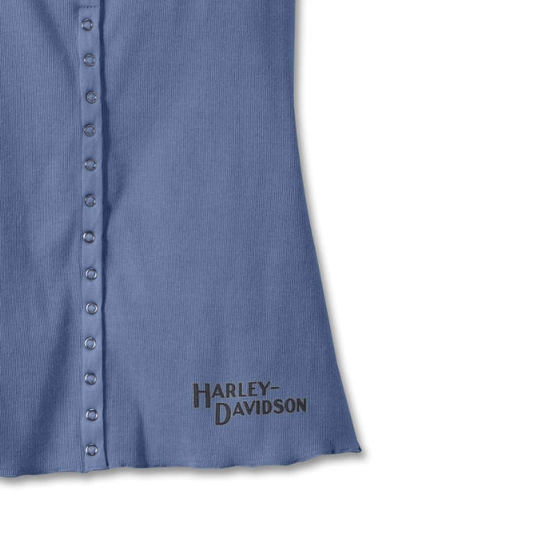 Women's Hometown Bar &amp; Shield Fashion Tank - Colony Blue - L