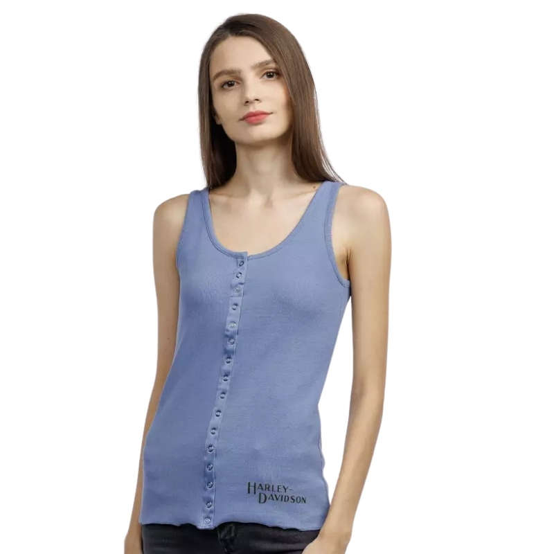 Women's Hometown Bar &amp; Shield Fashion Tank - Colony Blue - L
