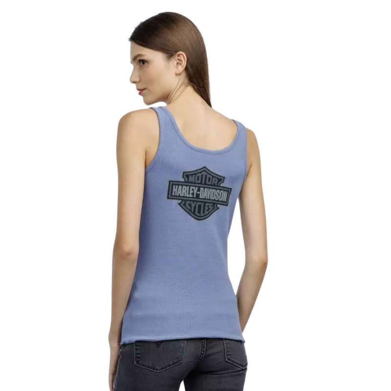 Women's Hometown Bar &amp; Shield Fashion Tank - Colony Blue - L
