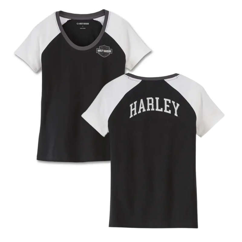 Women's United Raglan Tee - Colorblocked - Black Beauty - 1W