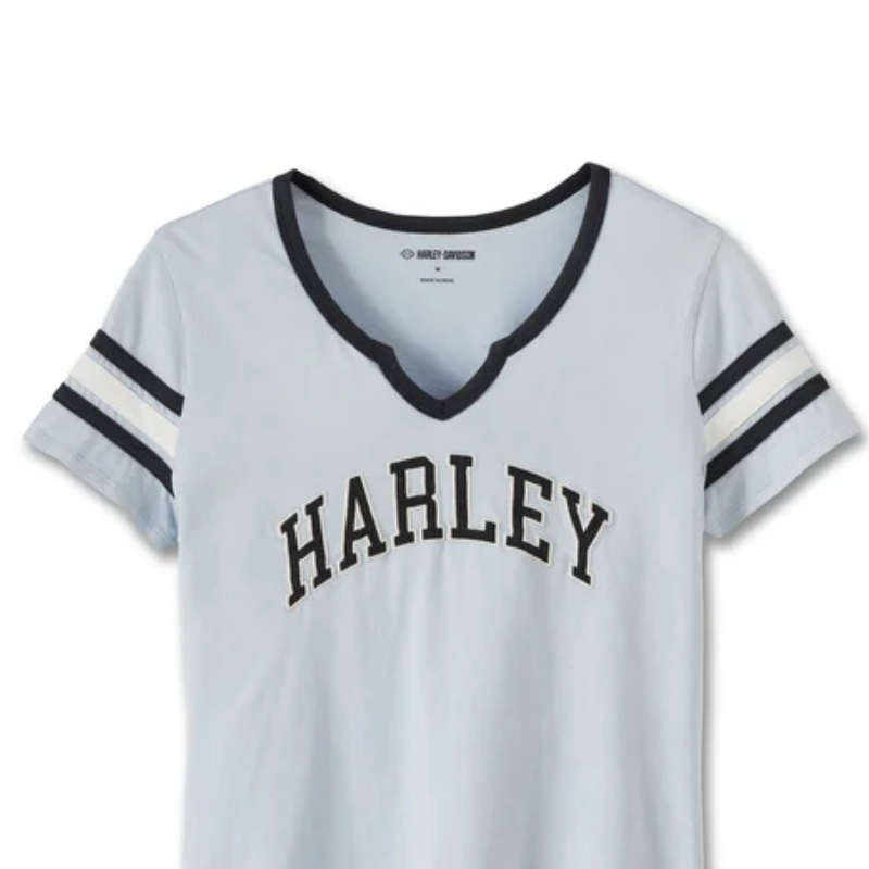 Women's American Notch Neck Tee - Skyway - L