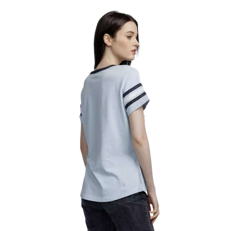 Women's American Notch Neck Tee - Skyway - L