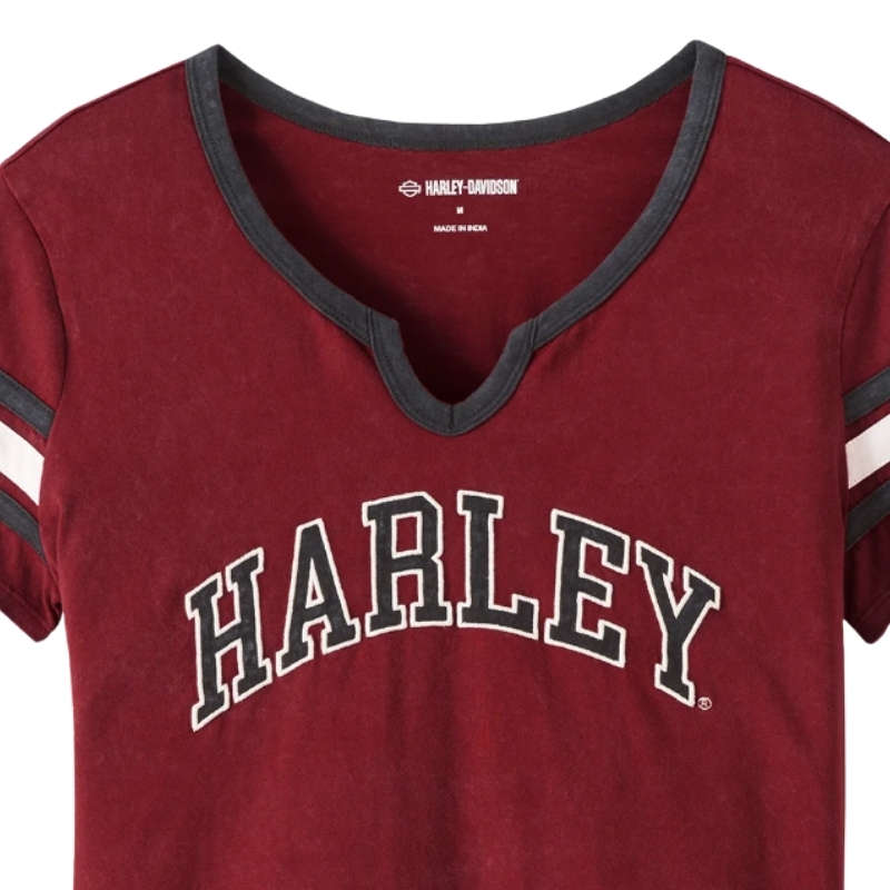 Women's American Notch Neck Tee - L