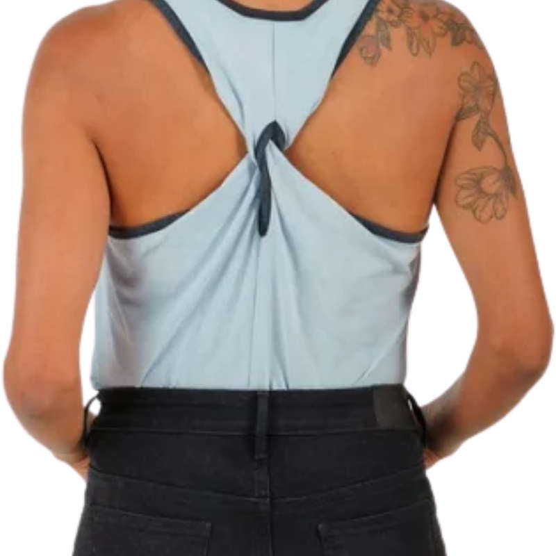 Women's National Anthem Twist Back Tank - Skyway - L