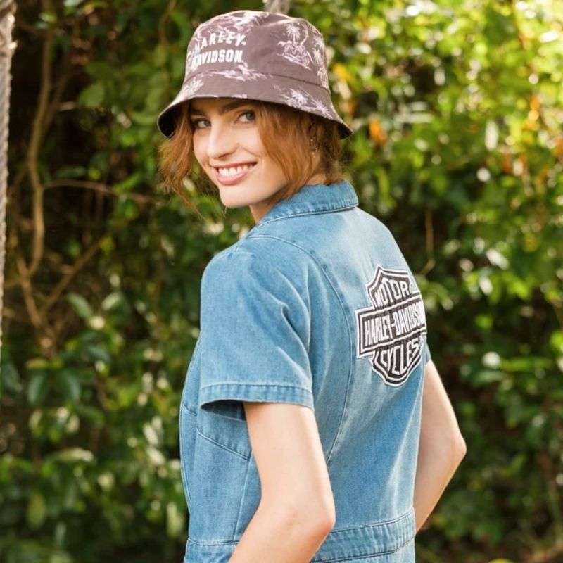 Women's Hero Denim Jumpsuit - L