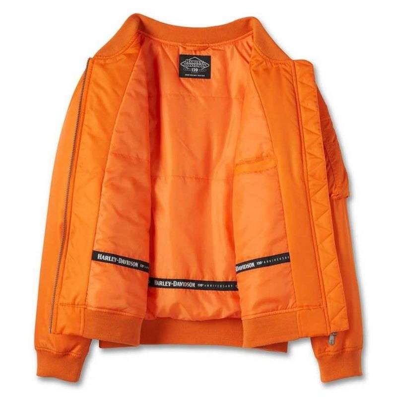 Women's 120th Anniversary Bomber Jacket - Orange - S