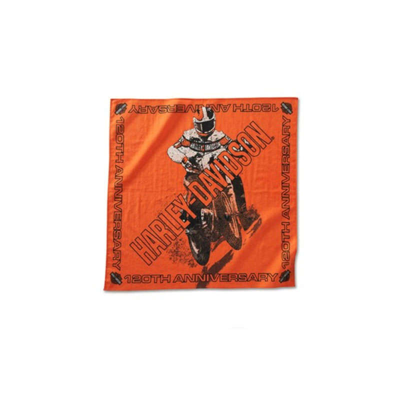 Harley-Davidson Bandana 120th Anniversary Racing Orange
