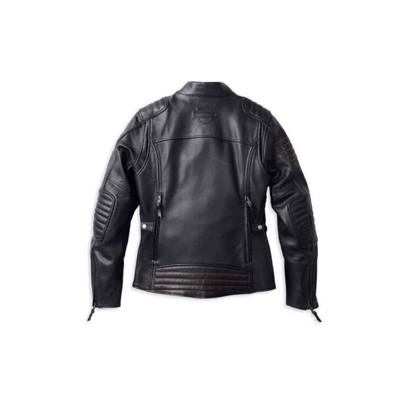 Womens Heather Avenue Triple Vent System Leather Jacket - XL